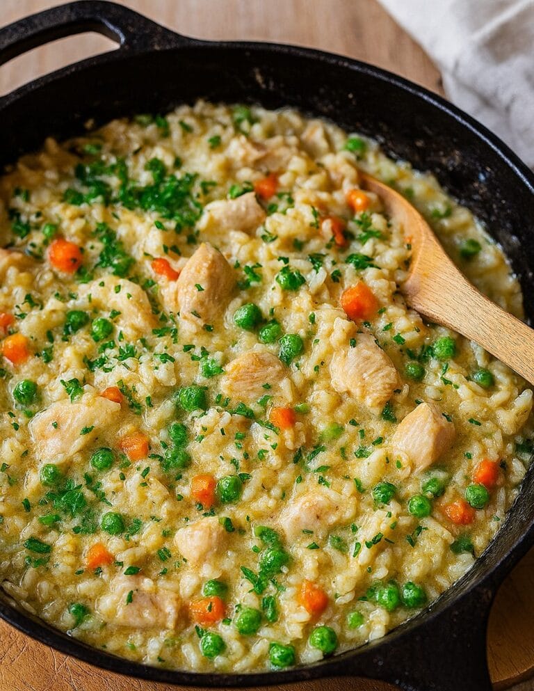 Receita Económica do Dia: Arroz Cremoso de Frango e Legumes