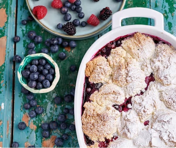 Cobbler de Frutos Vermelhos