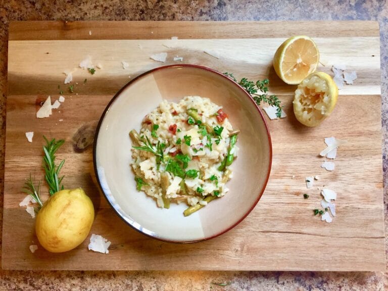 Risoto de Espargos com Tomate Seco