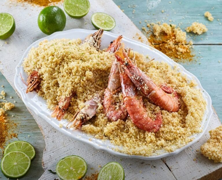Camarões ao Sal com Caril — Intensos, aromáticos e prontos em minutos