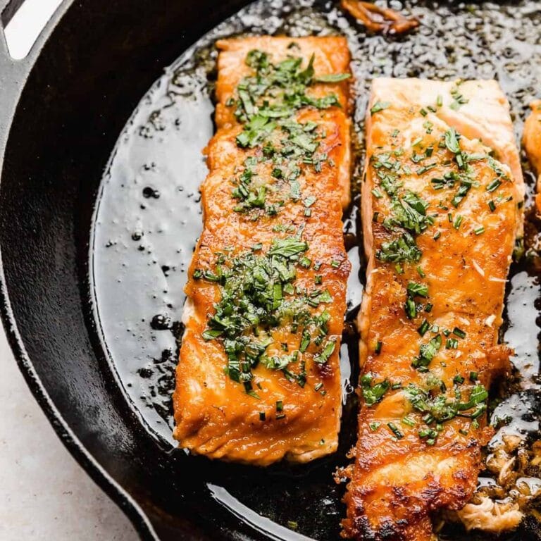 Salmão no Forno com Limão e Mel
